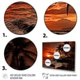 thumbnail image 3 of Designart "Hawaii Sunset Charm II" Nautical & Beach Wall Decor, 3 of 5