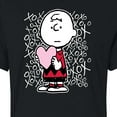 thumbnail image 3 of Peanuts - Charlie Brown Xoxo - Juniors Cropped Cotton Blend T - Shirt, 3 of 6