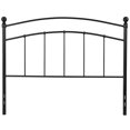 thumbnail image 3 of Woodstock Decorative Black Metal Full Size Headboard, 3 of 9
