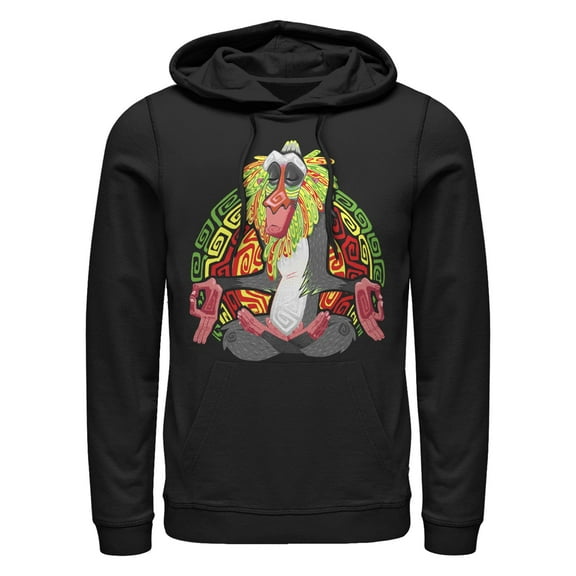Men's Lion King Rafiki Geometric Rainbow Pull Over Hoodie