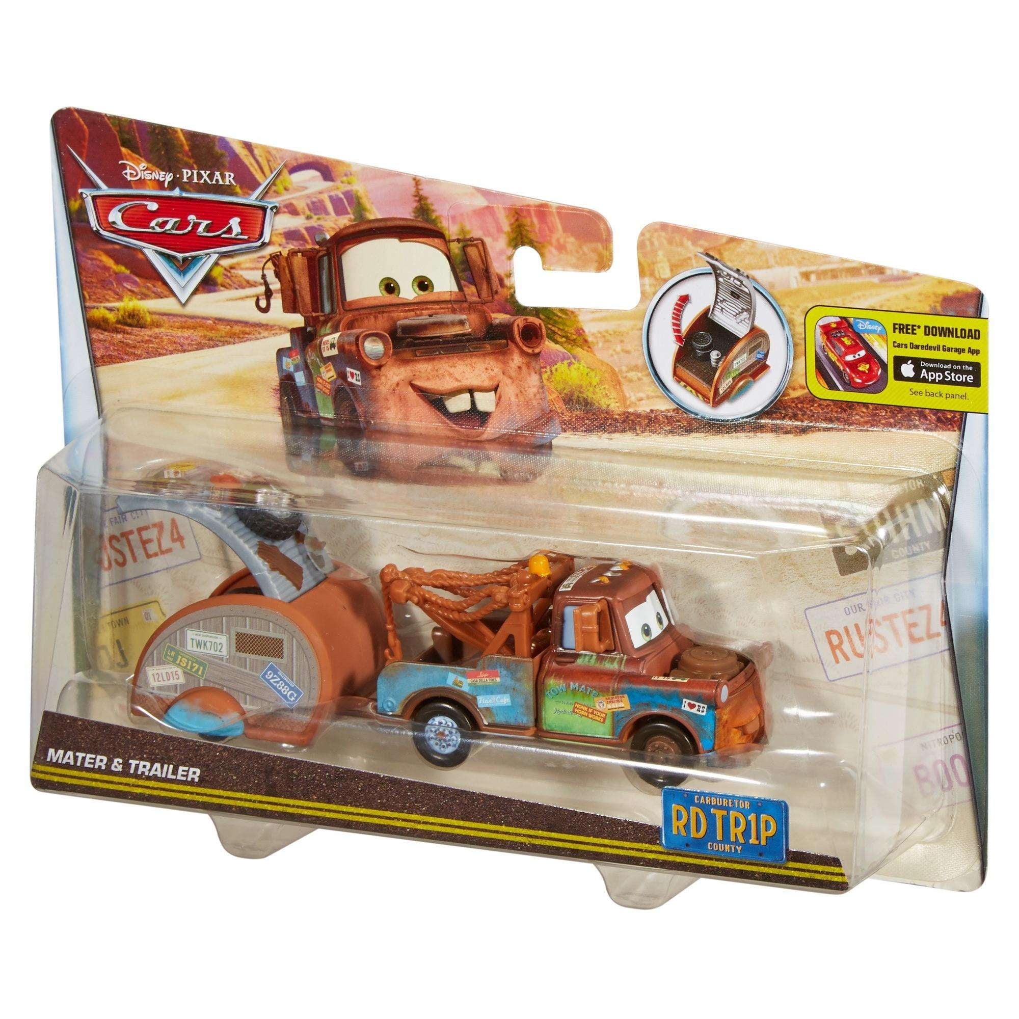 Disney/Pixar Cars Road Trip Mater & Trailer Character Vehicle