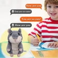 thumbnail image 2 of Trianu Toddler Toys Talking Hamster Repeats What You Say Baby Toys Retro Toys for Kids Fun Toys Birthday Gift for Kids Toys for 3+ Year Old Girls Boys Gifts, Gray, 2 of 6