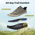 thumbnail image 5 of FitVille Men's Extra Wide Trail Running Shoes, Breathable Lightweight Sneakers for Men with Arch Support, 5 of 7