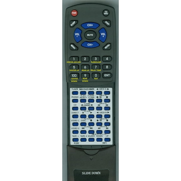 Replacement Remote for ONKYO RTRC208S, RC208S, TX906, TX904, RC-208S