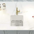 thumbnail image 2 of Kibi Cubic 18? Undermounted Kitchen Fireclay Sink, 2 of 3