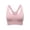 Pink, variant on Lixiuxyad High Plus Size Sports Bra For Women Front Adjustable Straps Wirefree Support Workout Yoga Running Athletic Top,Bras for Women Black L