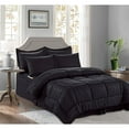 thumbnail image 3 of Elegant Comfort  8-PIECE Bed-in-a-Bag Bamboo Design Comforter with Storage Pockets White King - Cal King 8 Piece, 3 of 5