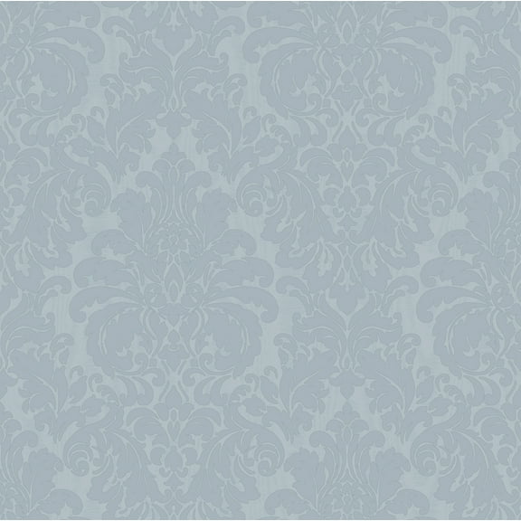 Sirpi Wallcoverings Betina Light Blue Damask Wallpaper