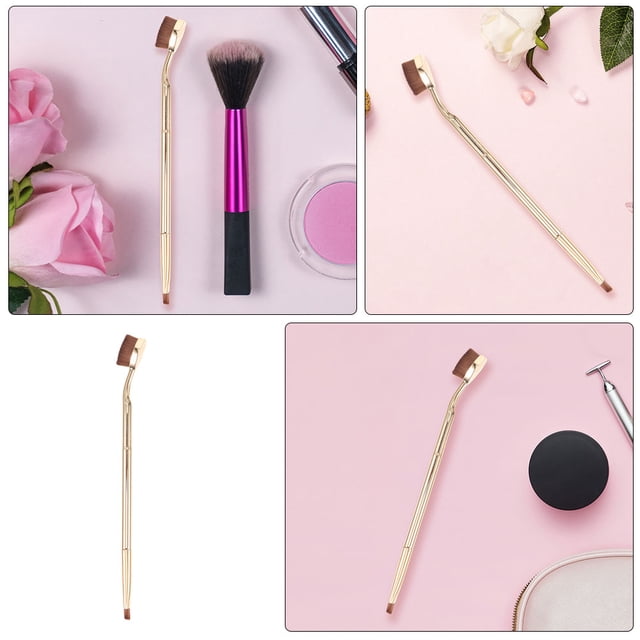 FOMIYES 4Ud Brochas Correctoras Doradas Para Ojos Con Mango Ergonómico Y Aplicación Precisa