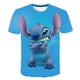 thumbnail image 1 of 2023, camisetas nuevas de punto para niñas y niños, camisetas de manga corta con estampado de dibujos animados para niños de 1 a 14 años, camisetas casuales, disfraces 12T Gao Jinjia LED, 1 of 2