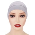 thumbnail image 1 of Gorra cilíndrica monocromática modal, gorra de base, gorra de cuello de mujer de algodón mercerizado de alta elasticidad, 1 of 6