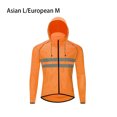 thumbnail image 3 of Toystoory Chaqueta de ciclismo, abrigo para bicicletas, rompevientos con capucha, ropa reflectante a prueba de viento, motocicleta para mujer, manga larga Ciclismo Naranja L/millones de euros Toystoory OD032323-11, 3 of 6