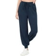 thumbnail image 4 of Womens Soft French Terry Loose Fit Drawstring Jogger Pants, 4 of 6