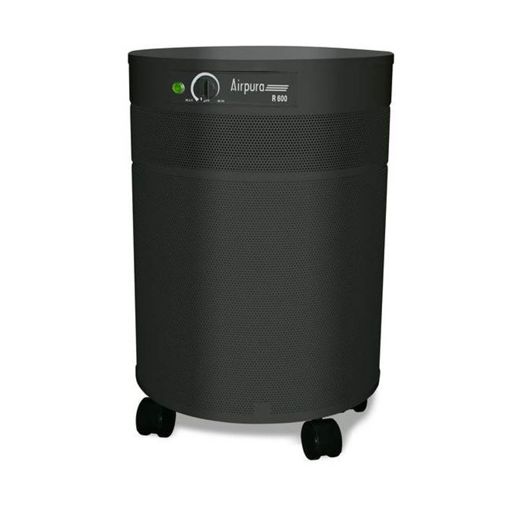 Air Purifier w True HEPA Filter in Black