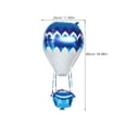 thumbnail image 2 of ADDHAT 10Ud Globos De Aluminio Forma Aerostático Azul Para Fiesta Bodas Y Cumpleaños, 2 of 6