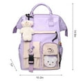 thumbnail image 3 of SANMADROLA School Backpack for Elementary Primary Middle Kawaii School Bag for Teens Student Bookbag Back to School Bag, 3 of 8