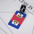 thumbnail image 6 of Haitian Flag Luggage Tag Pvc Identifier Card Holder Label Travel Bag Tag, 6 of 6