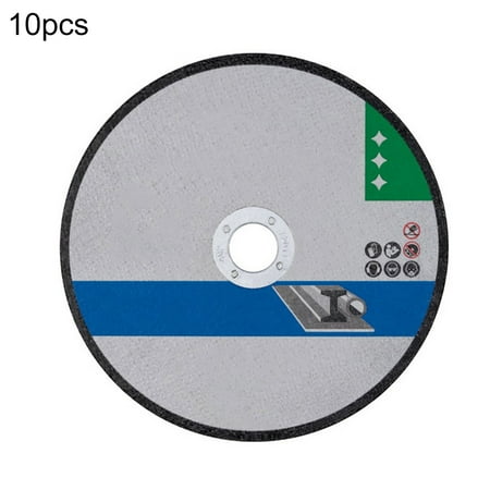 

fanshao 10Pcs Cutting Disk Durable High Tensile Resistance Alumina Black Angle Grinder Wheel for Repairing