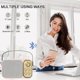 thumbnail image 3 of Mini Karaoke machine for adults and kids, portable Bluetooth karaoke speaker with 2 wireless microphones for TV, home party, home gift, 3 of 5