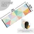 thumbnail image 5 of Yayeee Runner Rug for Bedroom 2'x6' Machine Washable Hallway Non Slip Mat, Abstract Geometric, 5 of 8