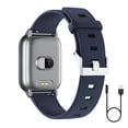 thumbnail image 2 of Reloj inteligente Heartrate Presión arterial Oxígeno Reloj de pulsera Temperatura corporal Control táctil Reloj impermeable, Azul Guardurnaity EL001549-02B, 2 of 2
