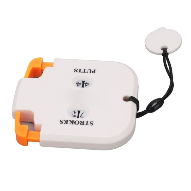 Stroke Counter, 0 To 99 Score Counter Pressing Mechanical Scoring For Competition White Body Orange Press