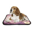 thumbnail image 2 of PKQWTM Colorful Houses Pet Dog Cat Bed Pee Pads Mat Cushion Potty Dogsblankets Crate Bed Kennel 36x48 inch, 2 of 3