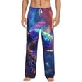 thumbnail image 2 of Lsque Starry Sky Turtle Print Men's Pajama Pants, Lounge Pant - Comfortable Home Wear,Elastic Waistband, Stylish Design-XX-Large, 2 of 9