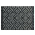 thumbnail image 2 of B. Smith Vinyl Woven Diamond Print Placemats, Black and Ivory (4 Pack) , 13" x 18", 2 of 7
