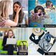 thumbnail image 4 of 3 Piece Transparent Toiletry Bag Set, Clear Airplane Pouch, Toiletry Bag for Carrying Liquids, Cosmetic Bag Transparent Travel for Men, Women, Kids, F, 4 of 4