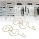 thumbnail image 4 of uds innovador colgador de pared para ropa, abrigo, almacenamiento, gancho, colgador de toallas para baño, oficina, dorado, 4 of 13