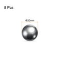 thumbnail image 2 of Uxcell Precision Balls 20mm Diameter G25 Chrome Steel Ball for Bearings, Silver 8 Pack, 2 of 6