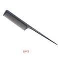 thumbnail image 2 of 1 Set Hair Comb Beautiful Salon Brush Styling Non Resistance Combing Circular Tooth Wear-resistant Thin Hair Picks Unique Design Black 10pcs, 2 of 5