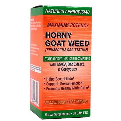 Suplemento Windmill Health Horny Goat Weed, 60 cápsulas x 6