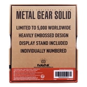 Metal Gear Solid FOXHOUND Insignia Limited Edition Metal Ingot