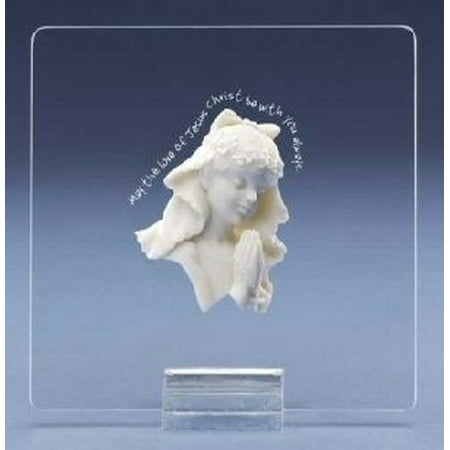 Communion Girl Plaque - Roman Lasting Impressions 40903 Girl Communion Plaque
