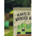 thumbnail image 2 of Printtoo Tan Always At Home Wherever We Roam Class C Motorhome Camping Flags Personalized Outdoor GardenFlagsCamp Decor Accessory Double SidedFlags12.5x18 Inches, 2 of 4