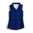 thumbnail image 3 of SCALES Regatta Women Sleeveless Polos Navy, Small, 3 of 6
