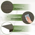 thumbnail image 3 of 6-Pack 33x16" Wire Rack Covers – Imitation Wood, Easy Install for Pantry, Kitchen & Closet (Dark Wood), 3 of 8