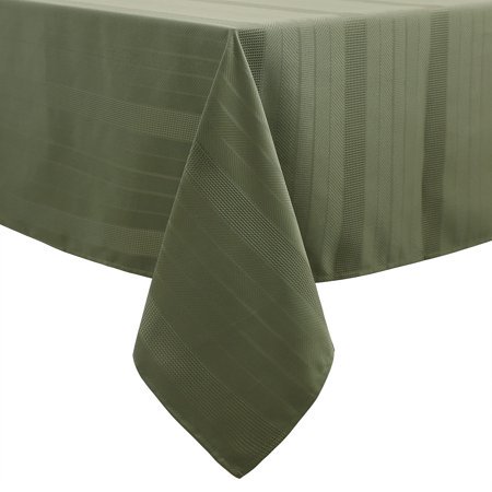 Randall Rectangle Oblong Tablecloth 60 x84A 7 Feet Machine Washable, Water Resistant Dust-Proof & Anti-Stain Table cover for Kitchen Dinning Party Farmhouse Tabletop Decoration(6 Seats, Sage green)