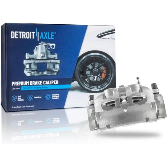 Detroit Axle - Front Right Disc Brake Caliper w/Bracket Replacement for 2007 2008 2009 Ford Expedition Lincoln Navigator