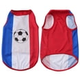 thumbnail image 2 of 2026 World Cup Pet Breathable Mesh Dog T-Shirt Lightweight Athletic Style Knit Fabric Short Sleeve Tee for Small Dogs Puppy XS-XXL Game Day Outfit, 2 of 5