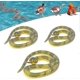 thumbnail image 1 of 3 serpientes flotantes para piscina, serpiente falsa inflable para piscina para mantener alejados a los pájaros, globo de serpiente falsa, suministros para piscinas, accesorios de broma, amarillo, 1 of 5