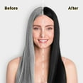 thumbnail image 5 of (2 pack) Herbishh Black  Shampoo for Gray Hair, Travel-friendly Hair Dye Shampoo 3 in 1, 100% Gray Coverage, Permanent Hair Color for Men & Women, Ammonia-free, 30 ml, 5 of 6