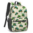 thumbnail image 2 of Tractor and Trailers Cream Pattern 17" School Backpacks for Teens,Waterproof Oxford Fabric,S-Shape Padded Straps for School,Travel,Hiking,Camping, 2 of 6