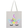 thumbnail image 3 of Inktastic Unicorn Face Tote Bag, 3 of 4
