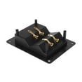 thumbnail image 4 of Techinal Connecteur de Borne de Tasse 266 Pcs Poteaux Express Banane Dorée Boîte de Haut-Parleurs Encastrée Noire, 4 of 8