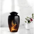 thumbnail image 6 of Phoenix Small Keepsake Urns For Adult Male - Large Urns For Human Ashes Adult Female, 1 Large 4 Small - Combo Burial Urn For Ashes For Women - Black Cremation Urn For Mom & Dad - 10 & 3 Inch, 6 of 7