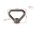 thumbnail image 2 of FrostHike 4 Pcs d'Écrou de Levage en Acier Inoxydable M8 304 en Forme de Triangle avec Vis, 2 of 4