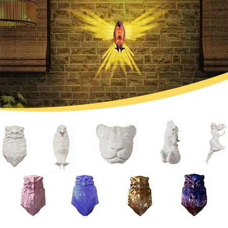 

3D Animals LED Wall Light Night Owl Wall Lights Wall Bald Eagle Wall Light Lion